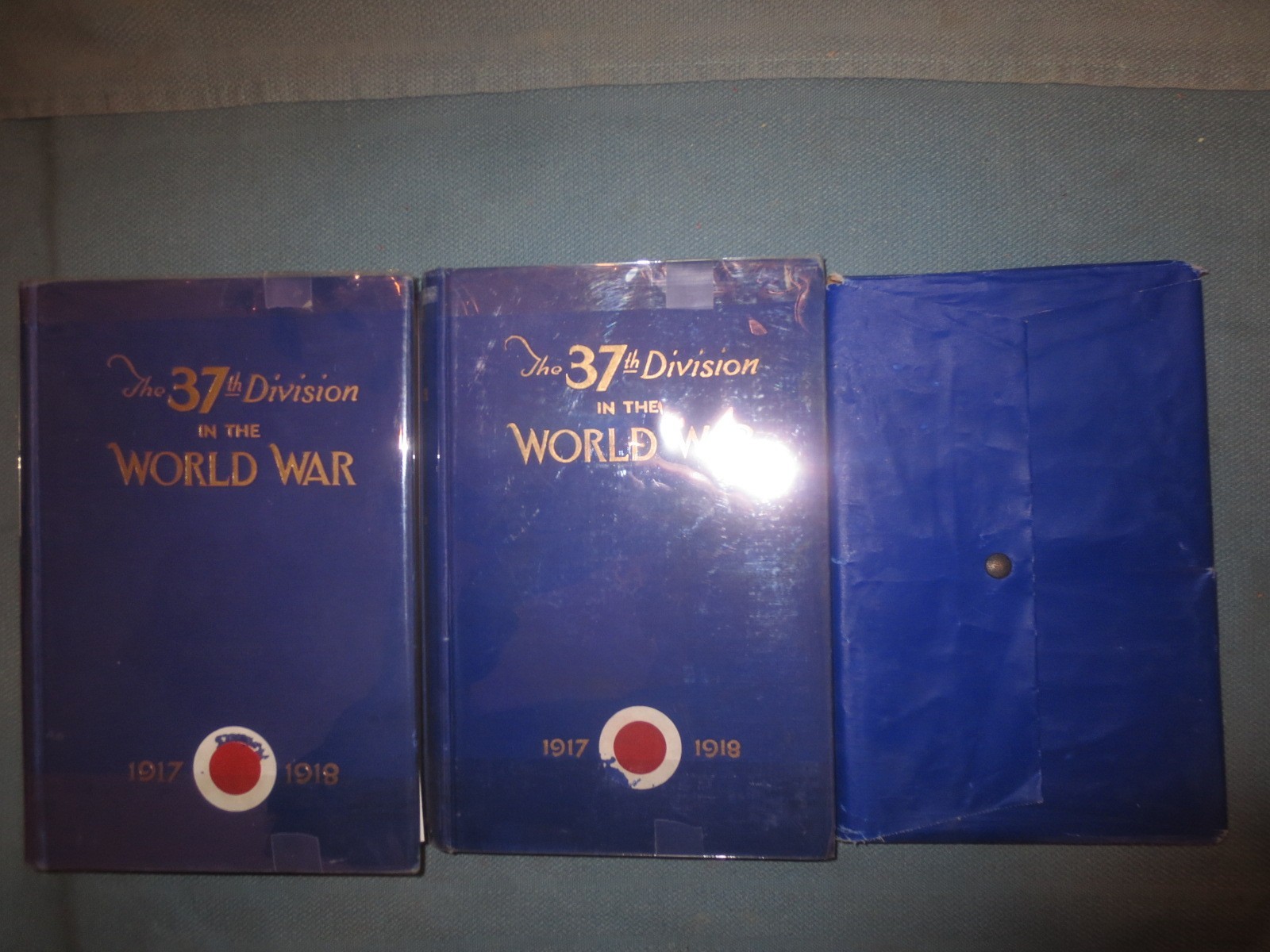 WW1: The 37th Div In The World War 1917-18, WWI Unit History, Vol 1 & 2-w 9 Maps