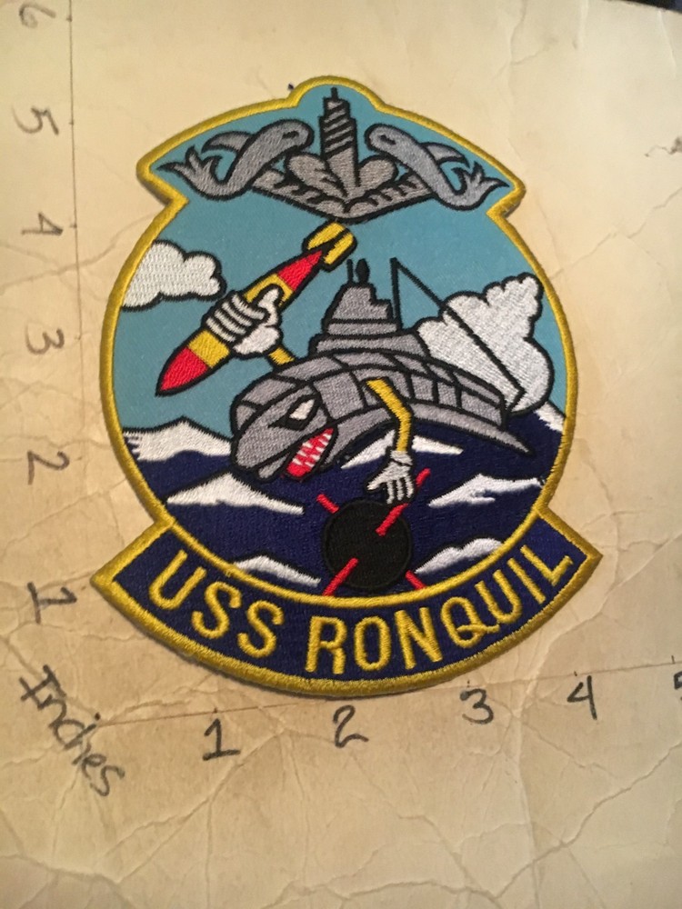 US NAVY USS Ronquil SS-396 Submarine Patch 8/1/25 variant 3