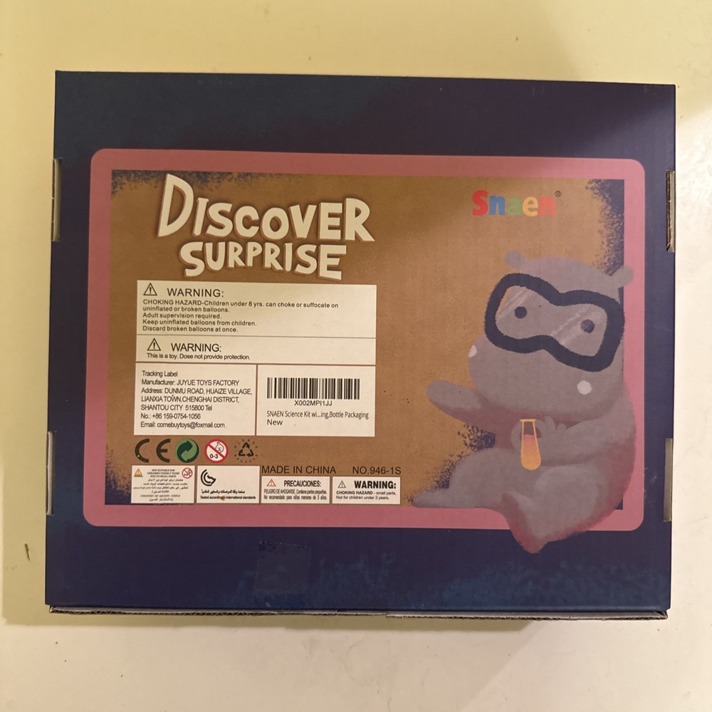 SNAEN Stem Discover Surprise 30 Lab Experimental Science Set Educational Learnin