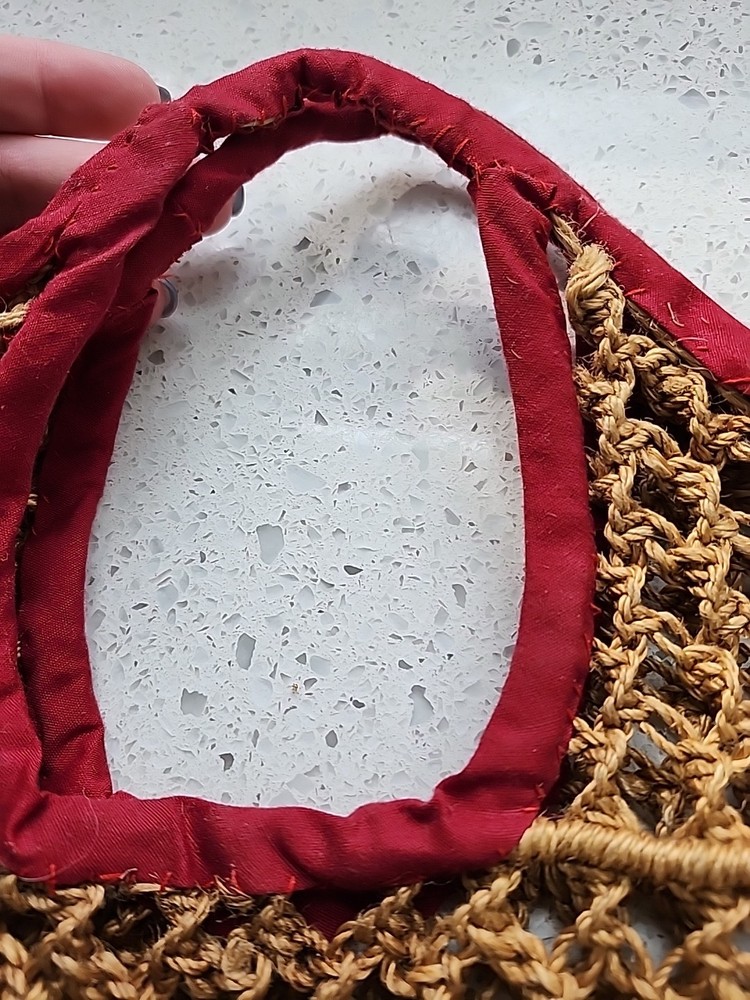 Vintage Sisal Mesh Bag