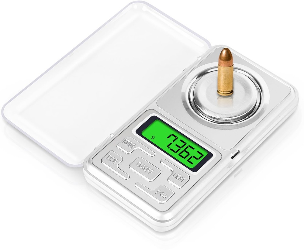 THINKSCALE Digital Reloading Scale 1500 Grain / 0.1gn with LCD Display Green