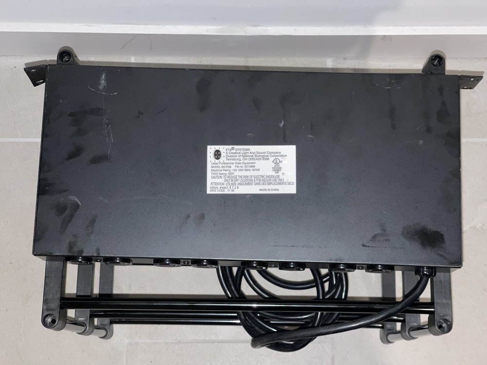 ETA PD8 Conditioned Power Distribution Untested Selling As Is