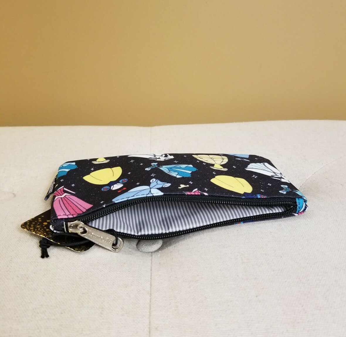 Loungefly Disney Princess Royal Dress Cosmetic Bag Makeup Bag Pencil Pouch NEW