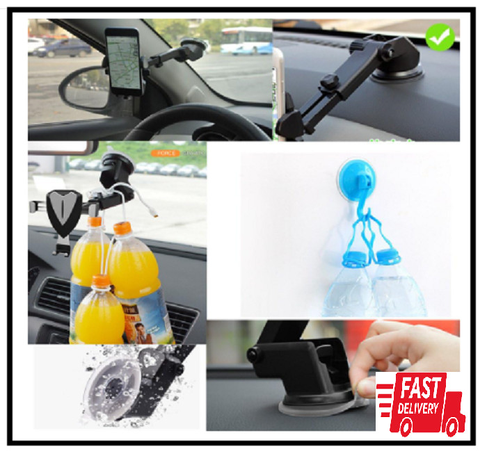 Suction Cup Double Sided Adhesive Pad 8pack Mount Disk Hook Dashboard Sticky Pad