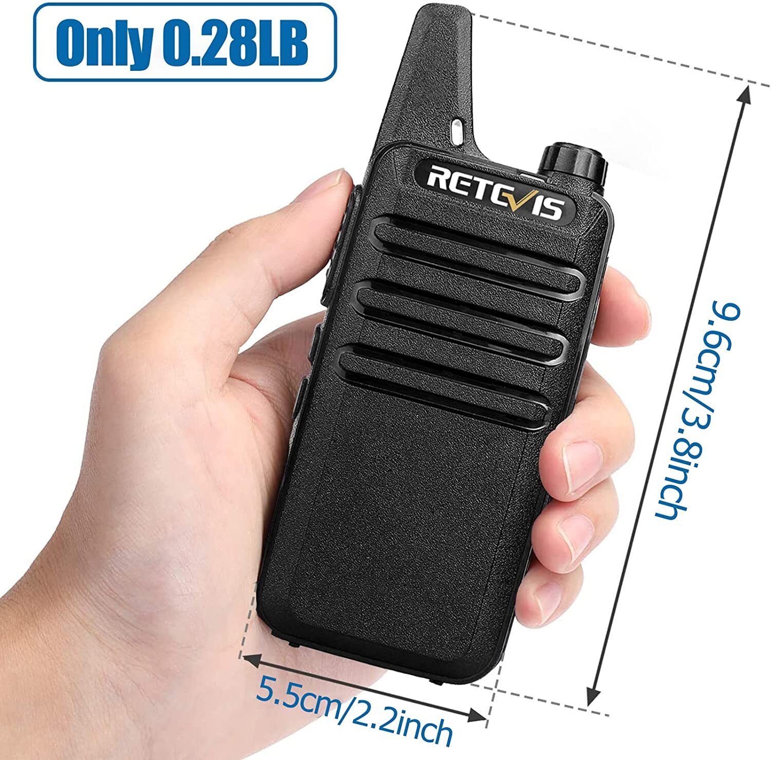 20*Retevis RT22 UHF Walkie Talkies 2 Way Radio 16CH for Hospital/School/Factory