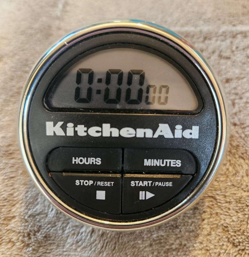 KitchenAid Digital Timer Black and Chrome TESTED