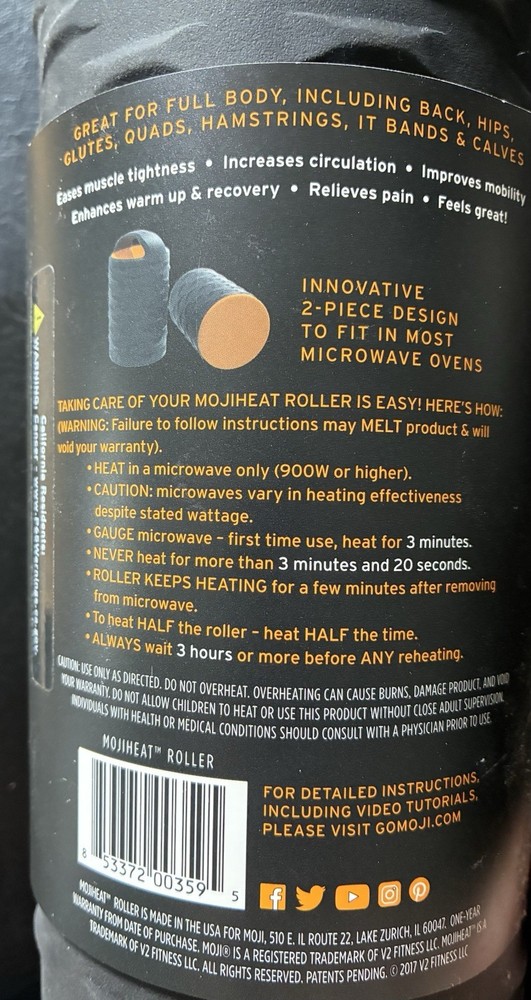 Moji Heat Heated Massage Roller