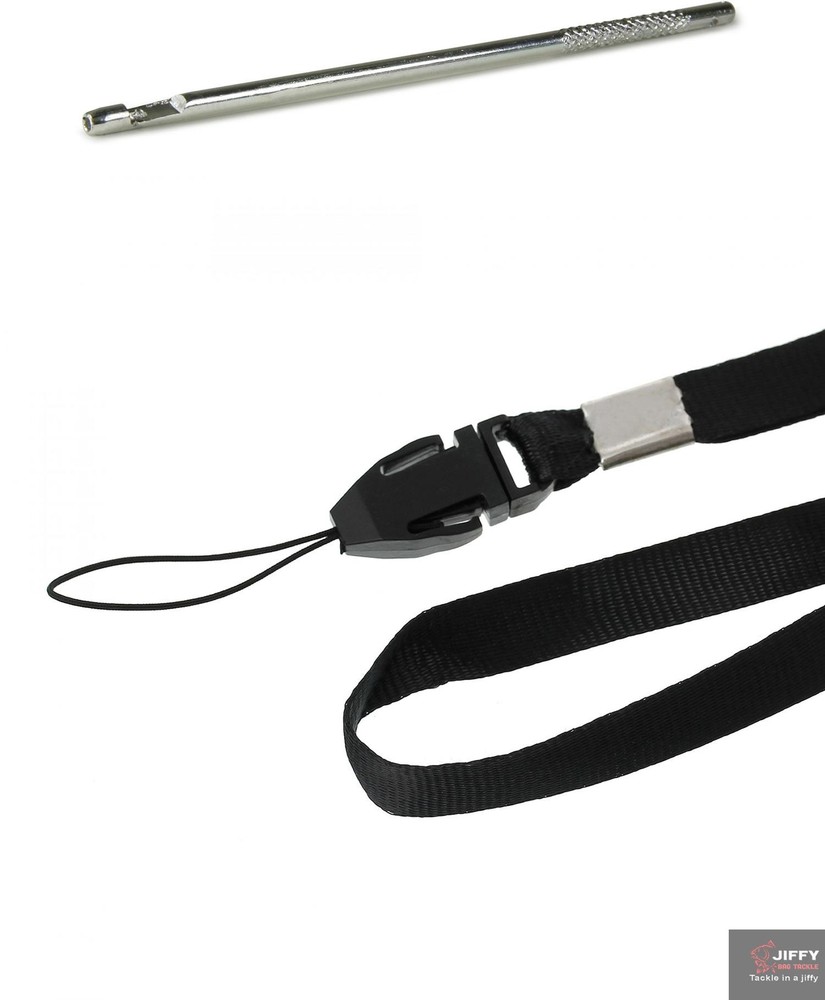 Match Man Metal Disgorger - Durable Hook Remover with Quick Release Lanyard