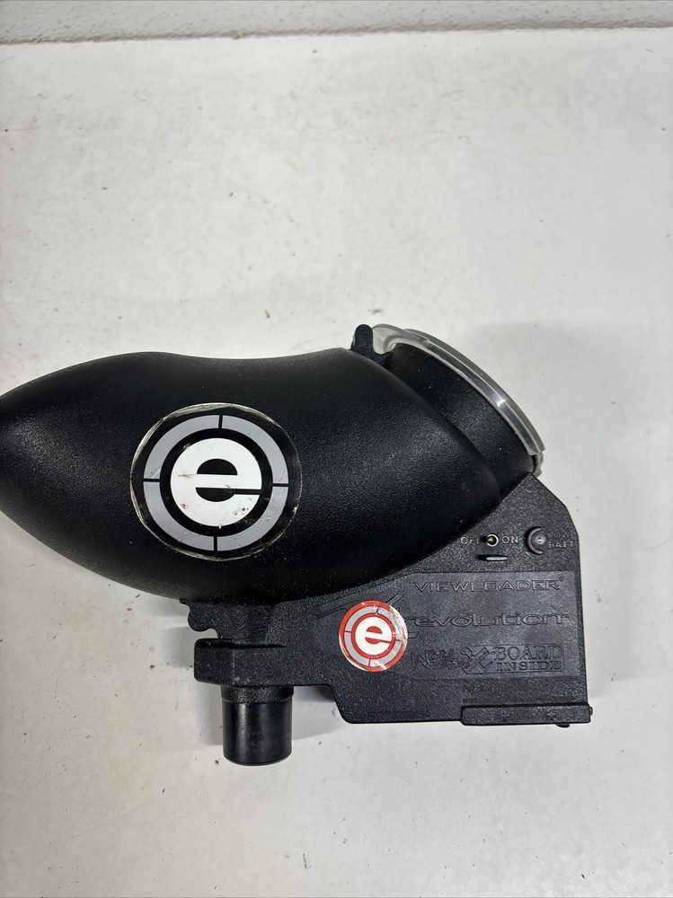 Untested Revolution Revy Paintball Gun Motorized Loader Hopper Feeder #o4