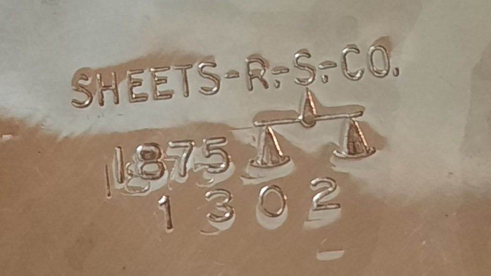 Vintage Sheets R.-S.-Co. Silver Plate Set 4 Piece-Coffee, Tea, Creamer & Sugar