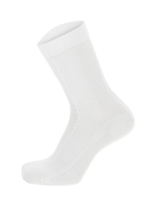 Cubo Medium Profile Socks White by Santini