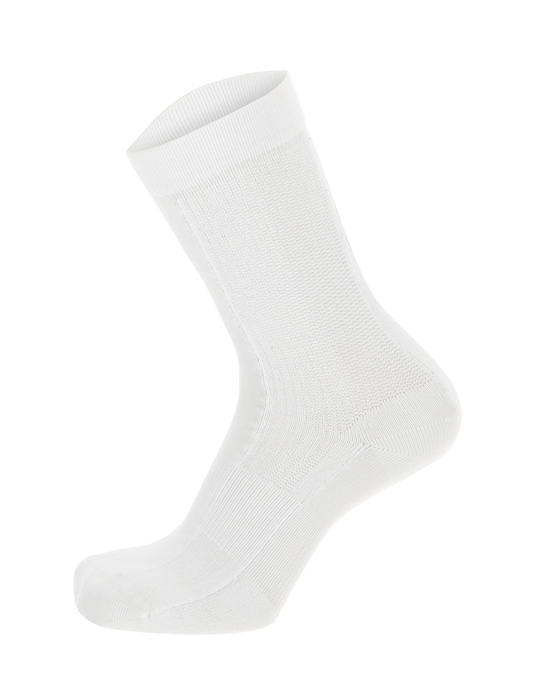 Cubo Medium Profile Socks White by Santini