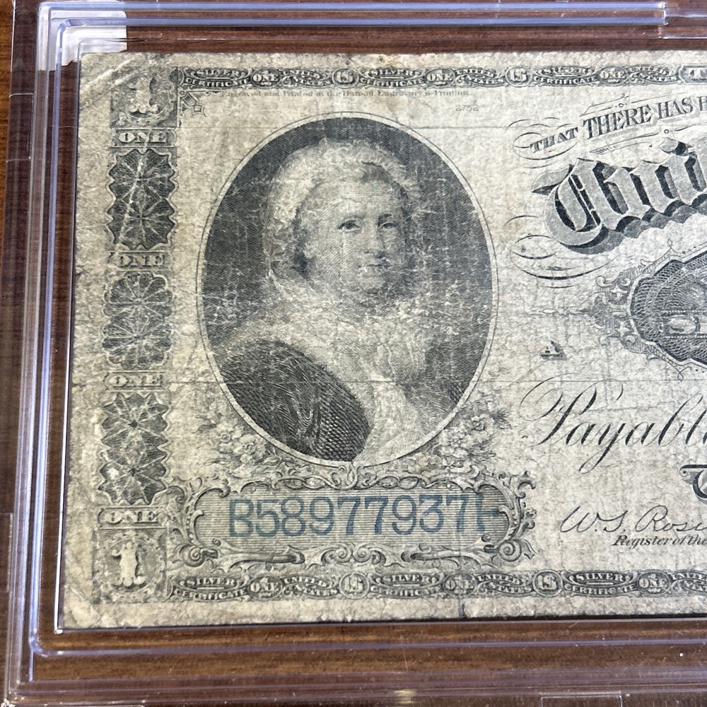 1886 $1 Silver Certificate Well Circulated
