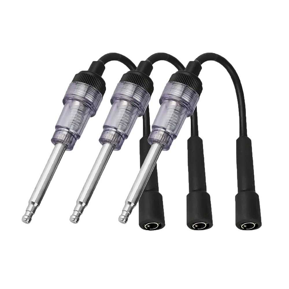 3x Spark Plug Tester Ignition System Coil Engine In Line Diagnostic Test Tools