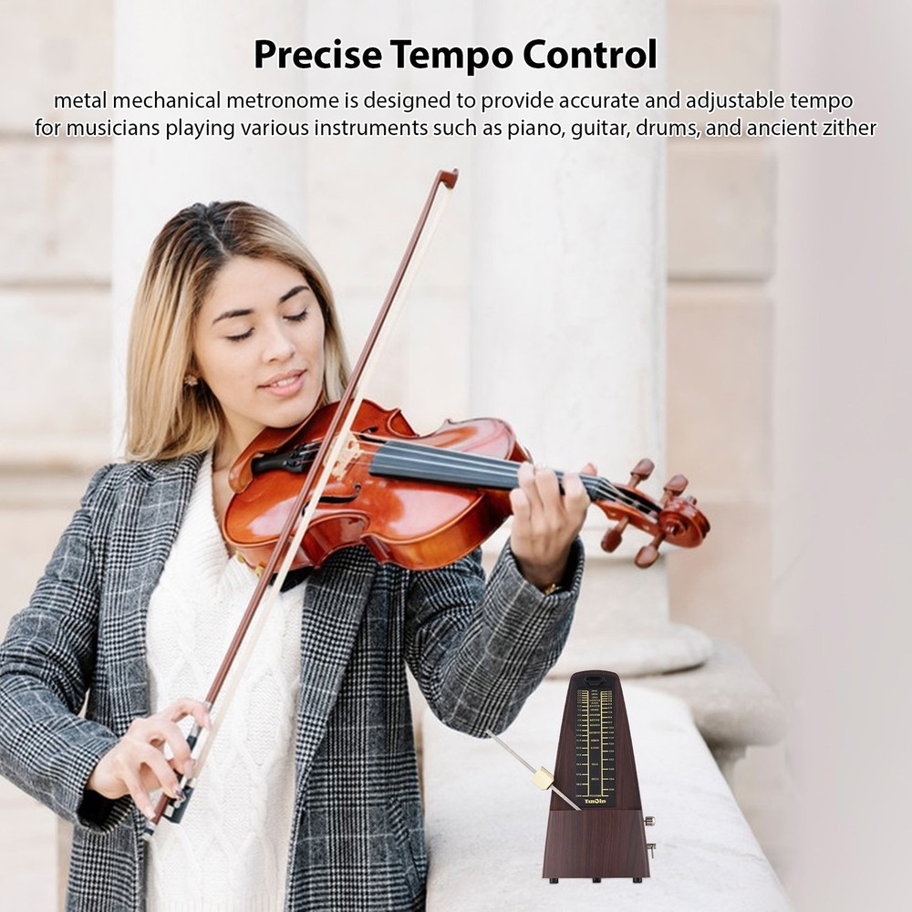 Mechanical Metronome Portable Metronome Adjustable Beat Speed MGTW