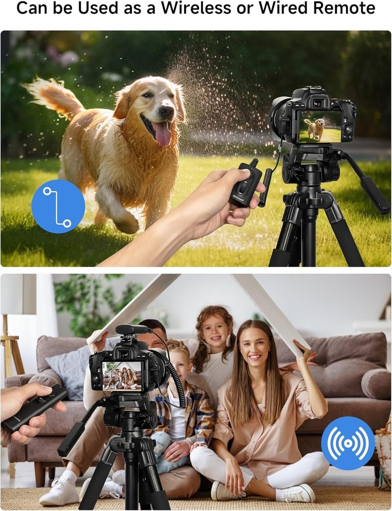 164' Wireless Shutter Release for Olympus OM-1 Mark II, E-M1X - Ergonomic Remote