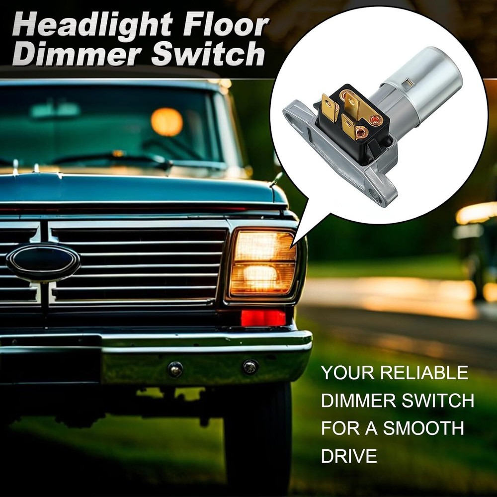 Floor Mounted Headlamp Headlight Dimmer Switch D808 For GMC CHEVY CADI