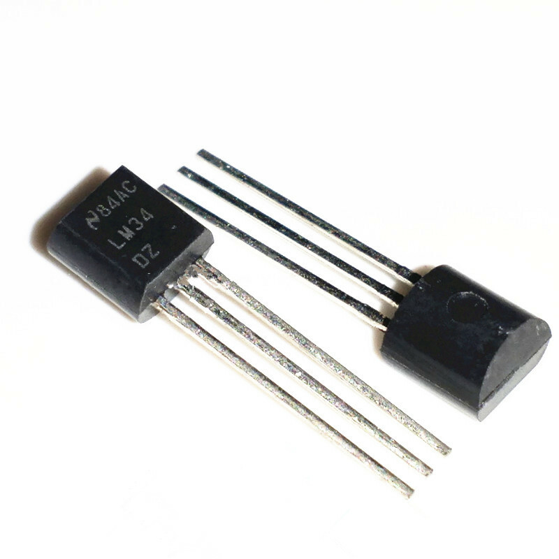 10Pcs New LM34DZ in-line TO-92 Temperature Sensor Triode LM34