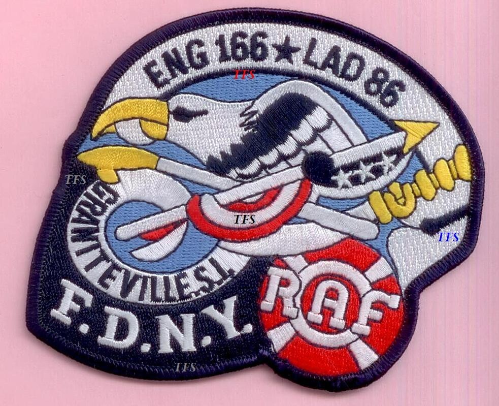 New York City Fire Dept Engine 166 Ladder 86 Patch