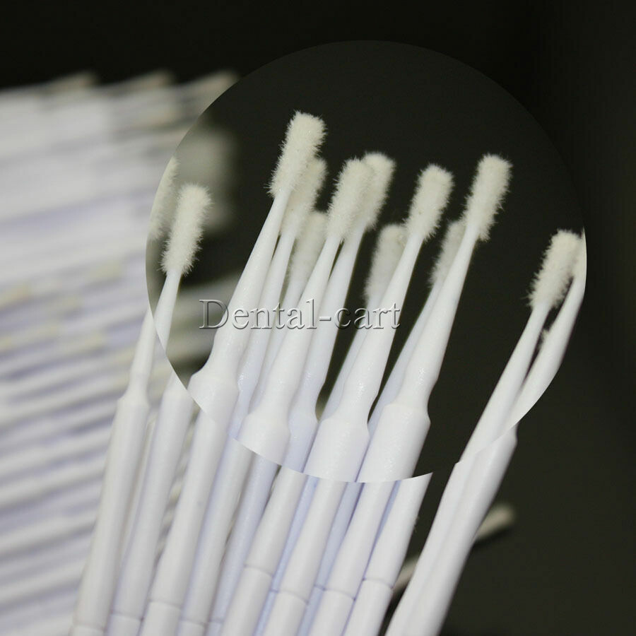 100X Dental Microbrush Disposable Bendable Applicators Tips Micro Brush Cleaning