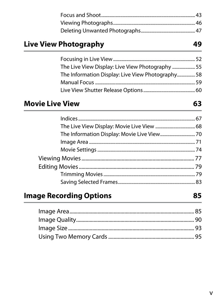 Nikon D4 — User Manual Owners Guide Reference — 482 Pages — USA Made