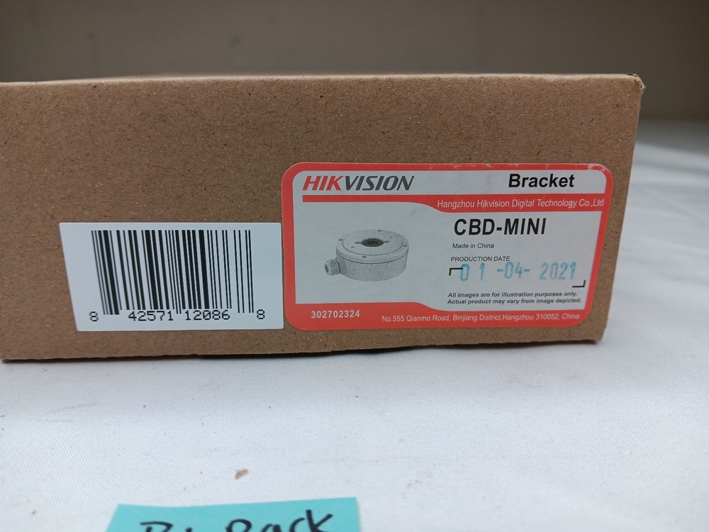 Hikvision CBD-MINI Junction Box / Conduit Back Box for Micro Dome Cameras