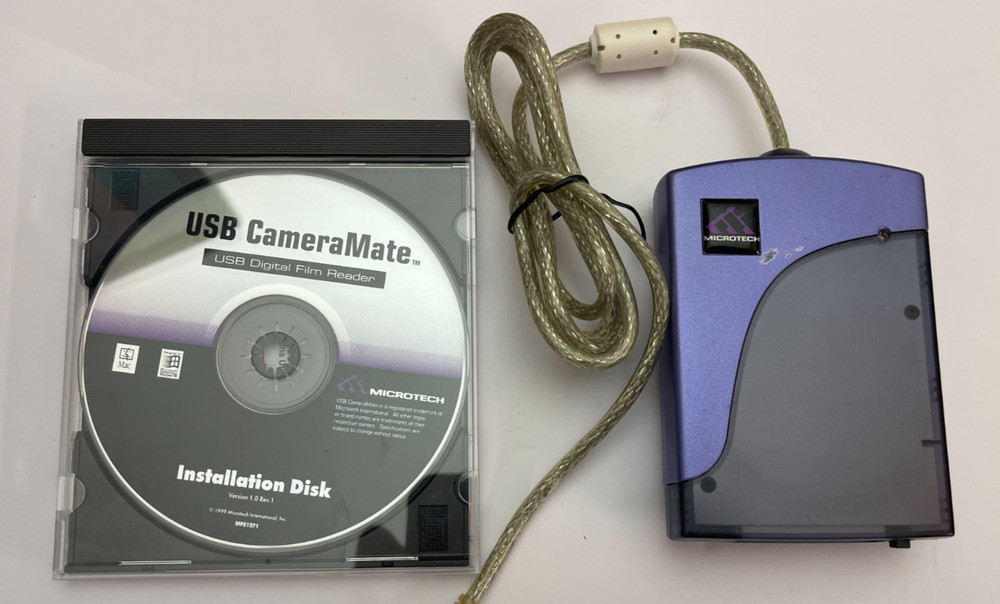 MICROTECH USB CAMERAMATE DIGITAL CARD READER DPCM-USB PREOWNED UNTESTED PLS READ