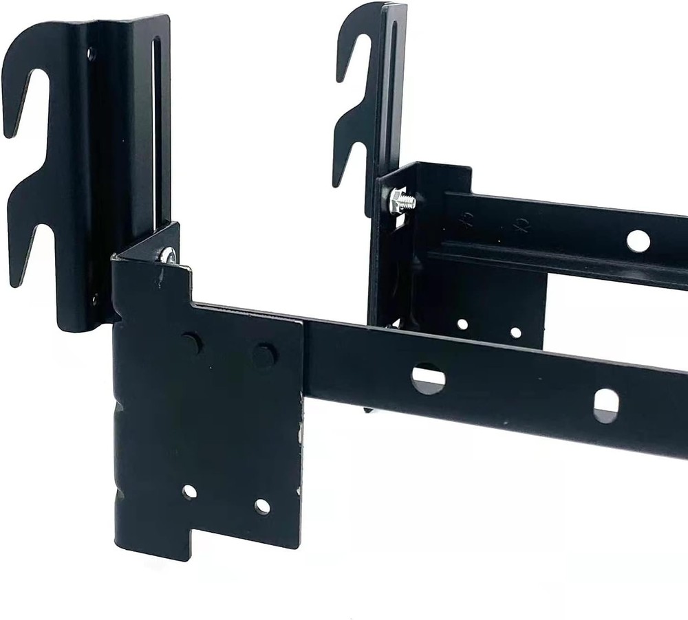 Headboard Adapter Brackets, Bed Frame Hooks, Black