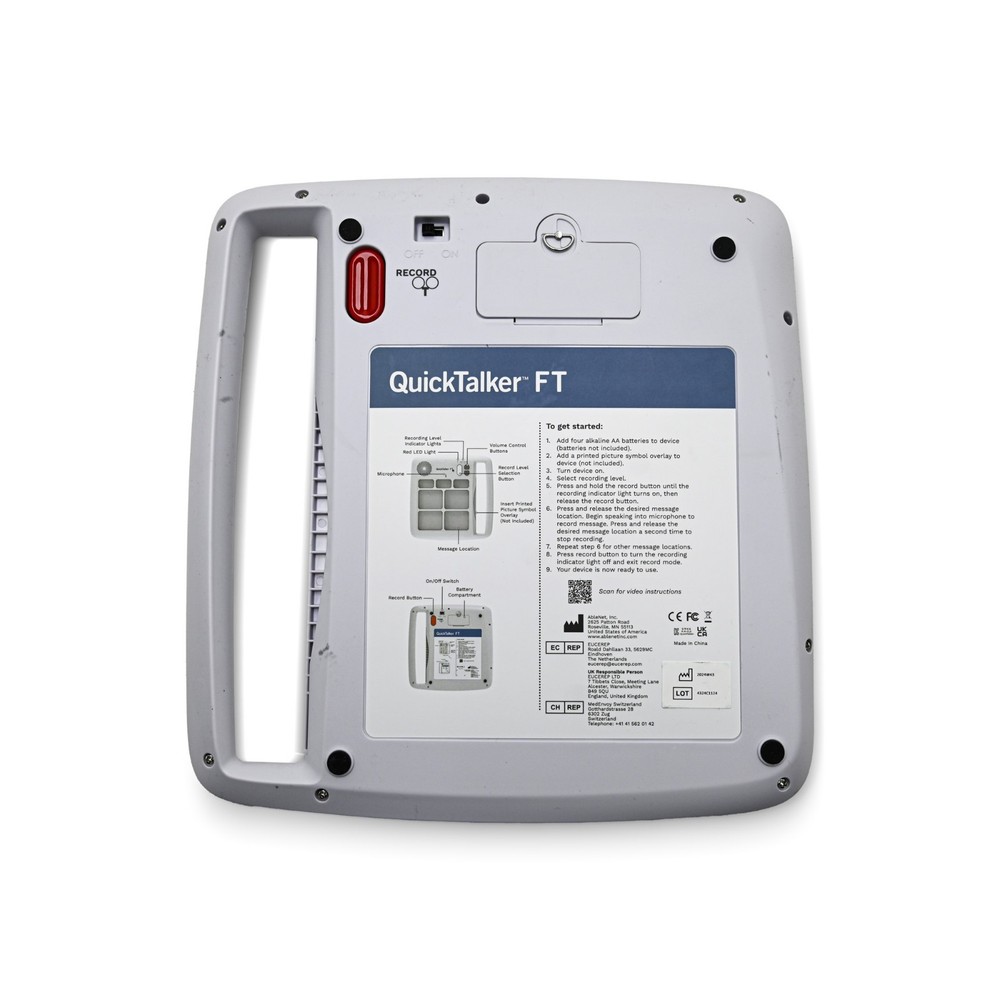 QuickTalker FT AbleNet Speech Generating Device - Simple Communication Aid