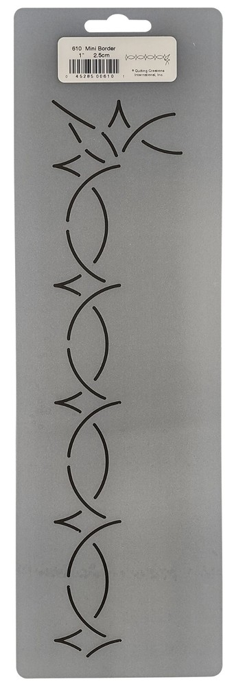 Border Quilting Stencil Mini Sashing Continuous Line Plastic Quilters Template