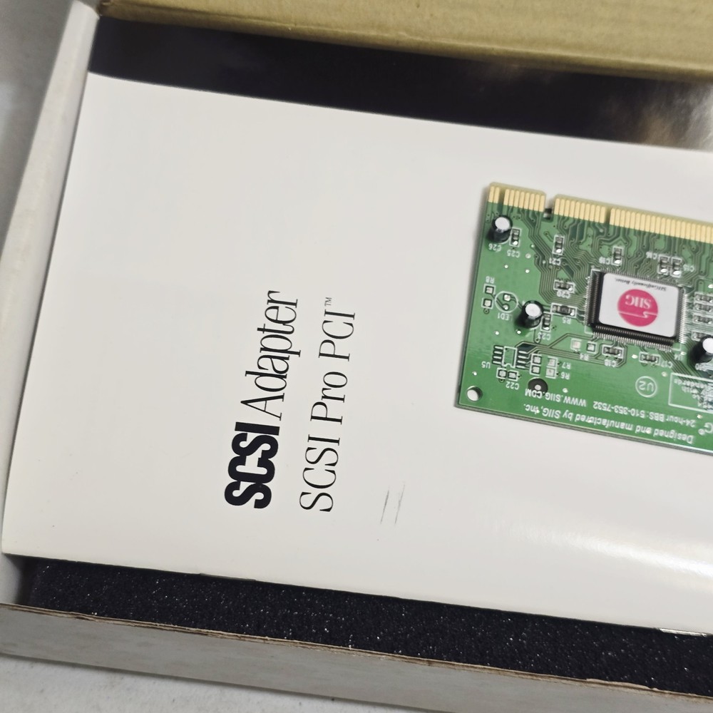 SIIG SC-2454 PCI SCSI Controller Card Adapter