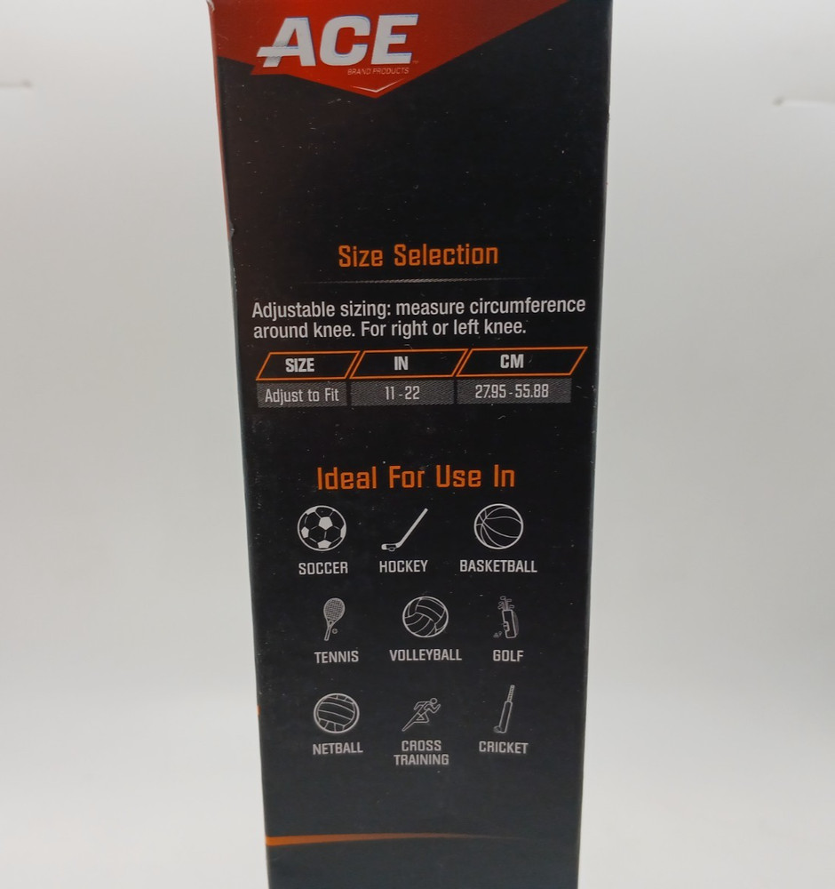 Ace Brand Knee Lateral Stabilization Support – Adjustable Size, Firm Compression