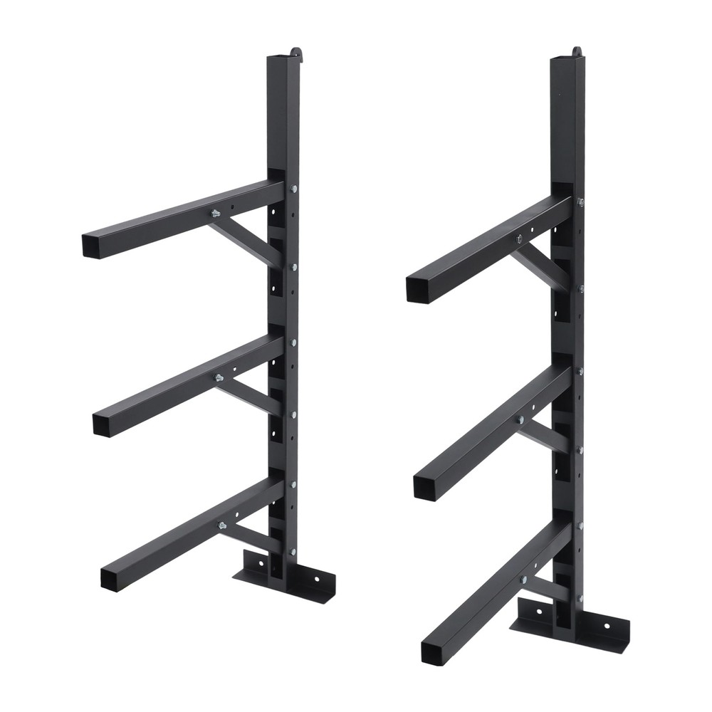 2* 3-Tier Container Shelving Bracket Set Cargo Container Storage Shelf Brackets