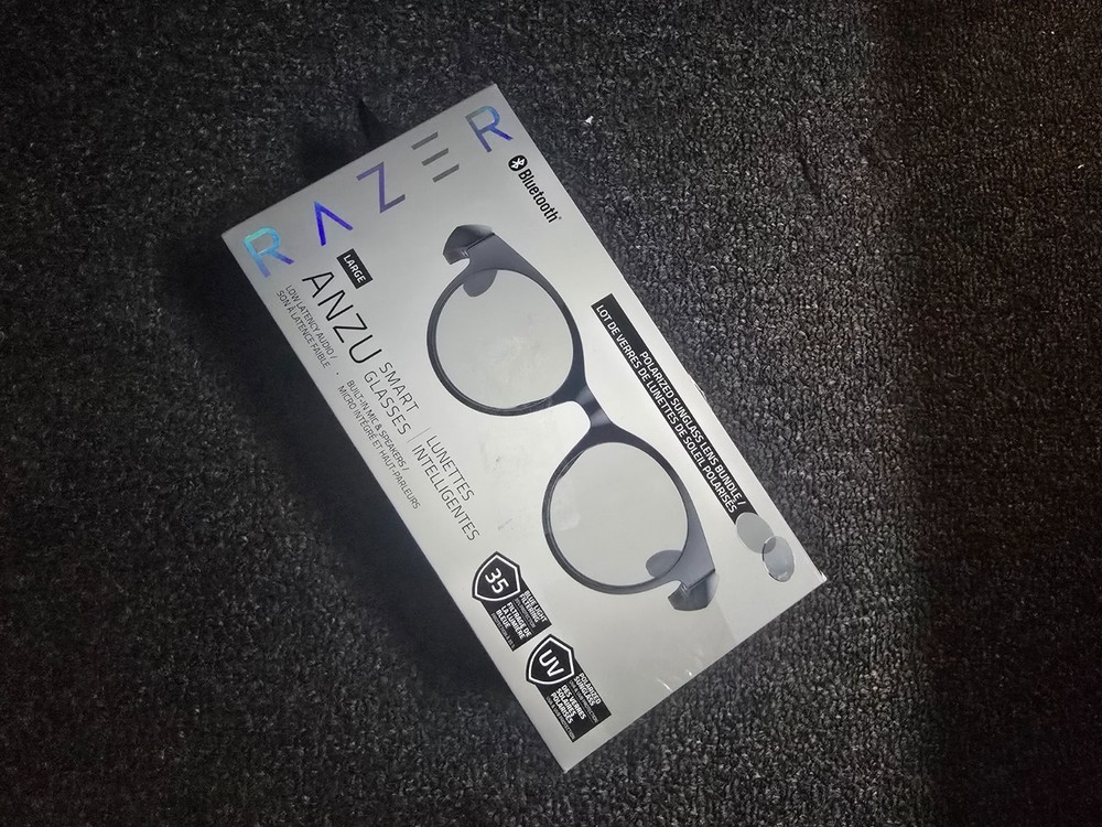 RAZER- ANZU [Round] Bluetooth Smart Glasses, Size: Large ***