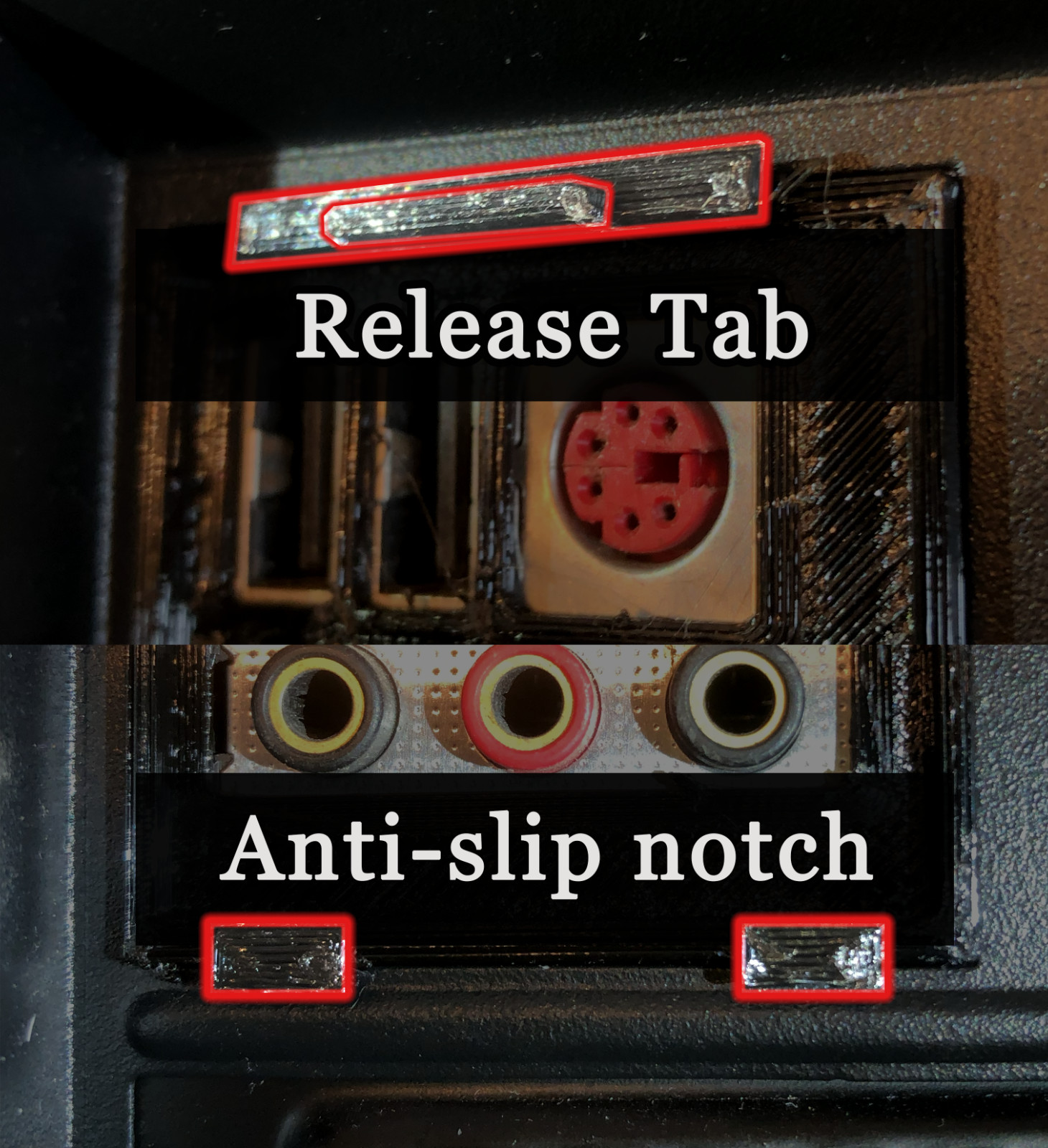 Asrock B660M-C I/O Shield, 3D Printed, IO Backplate