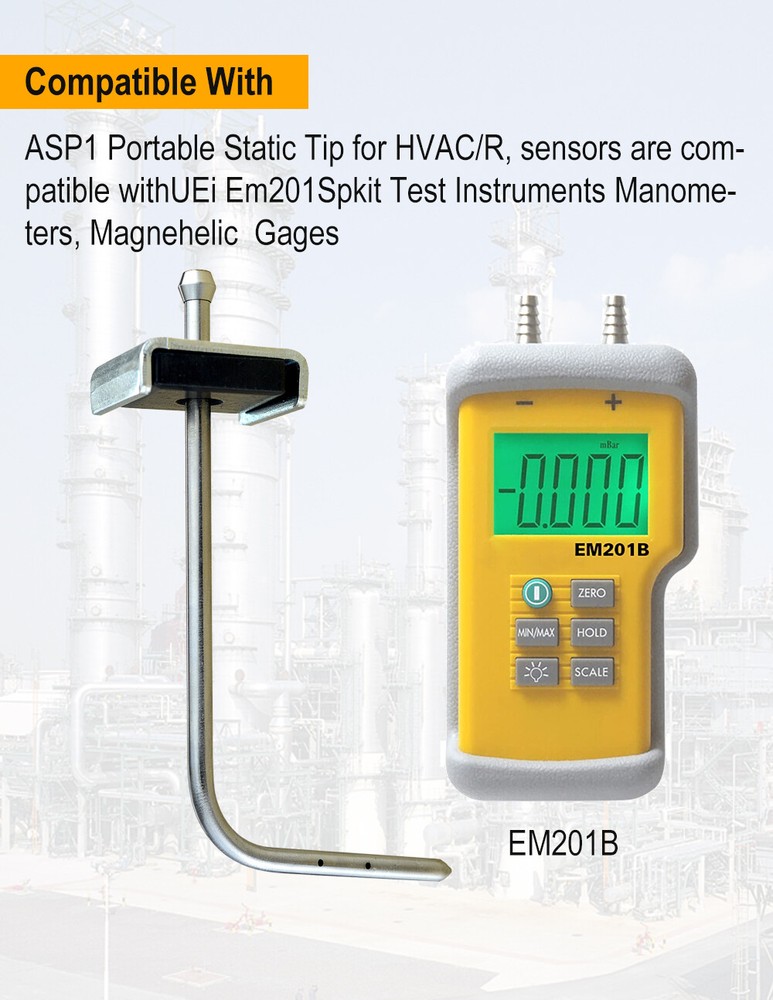 ASP1 Static Pressure Probe Magnetic Pressure Probe Tip