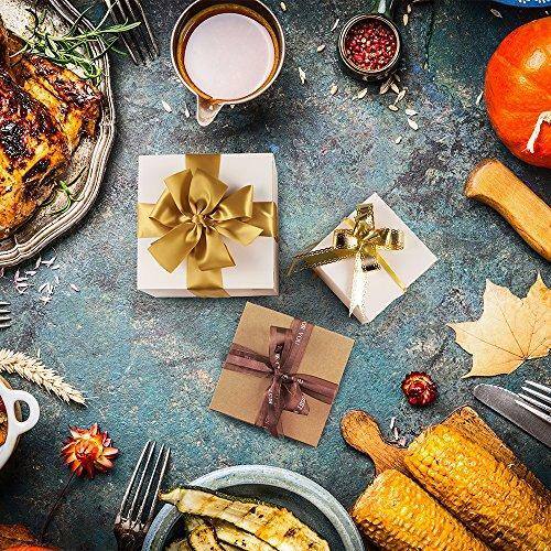 Mesha Small White Gift Boxes 4x4x4 (100 Pack) Gift Boxes with Lids for