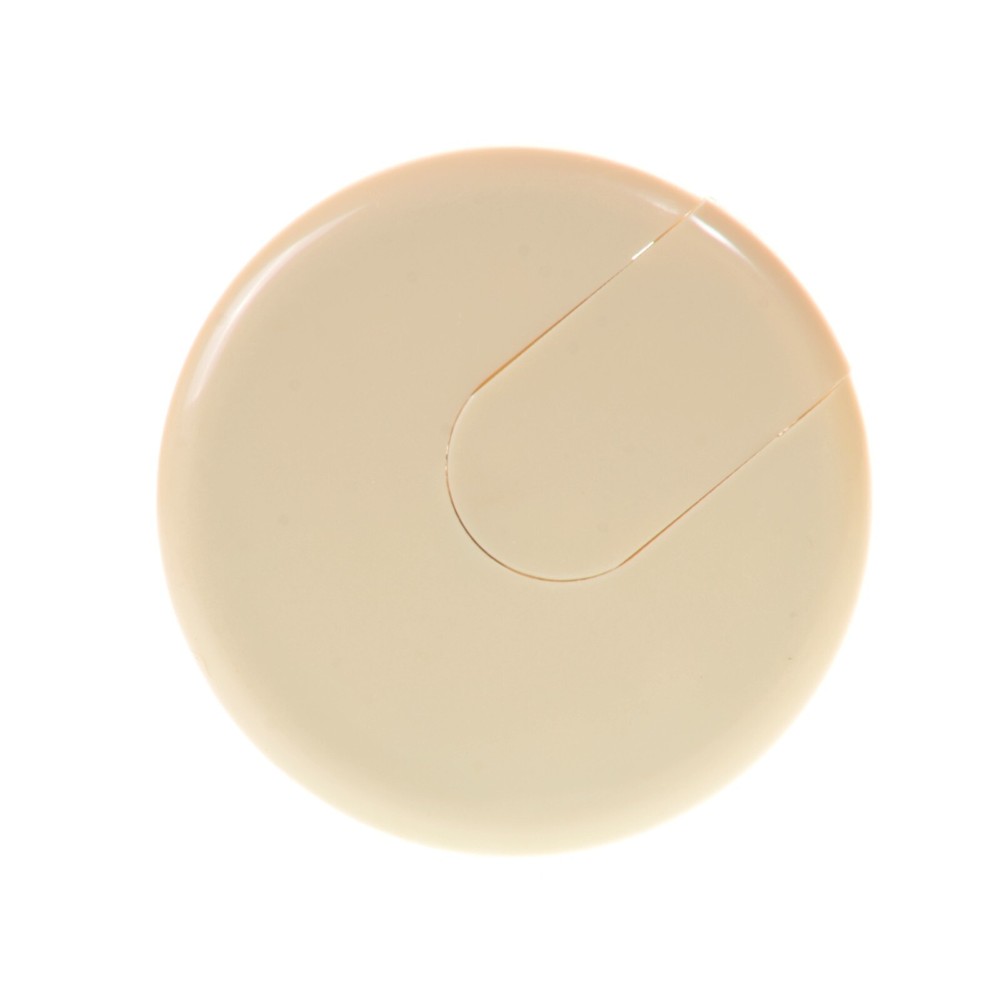 2" Beige Computer Desk Table Port Wire Cable Hole Cover Grommet