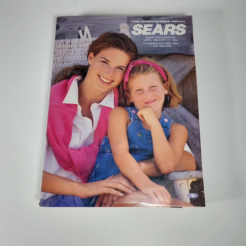 Vintage SEARS 1992 Spring/Summer Annual Catalog Complete with Order Form 90's