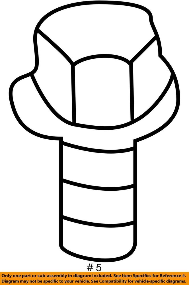 GM OEM Battery-Hold Down Bracket Clamp Tie Bolt 11516700