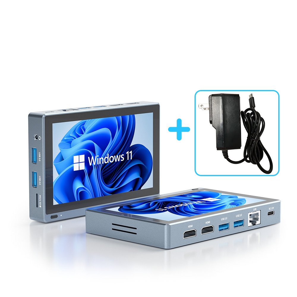 5.5" Touch Screen Tablet Windows 11 Mini PC Mini Computer J4105 8GB + 128GB WIFI