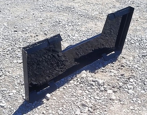 Skid Steer Quick Attach to Trailer Receiver Hitch Attachment – Free Shipping