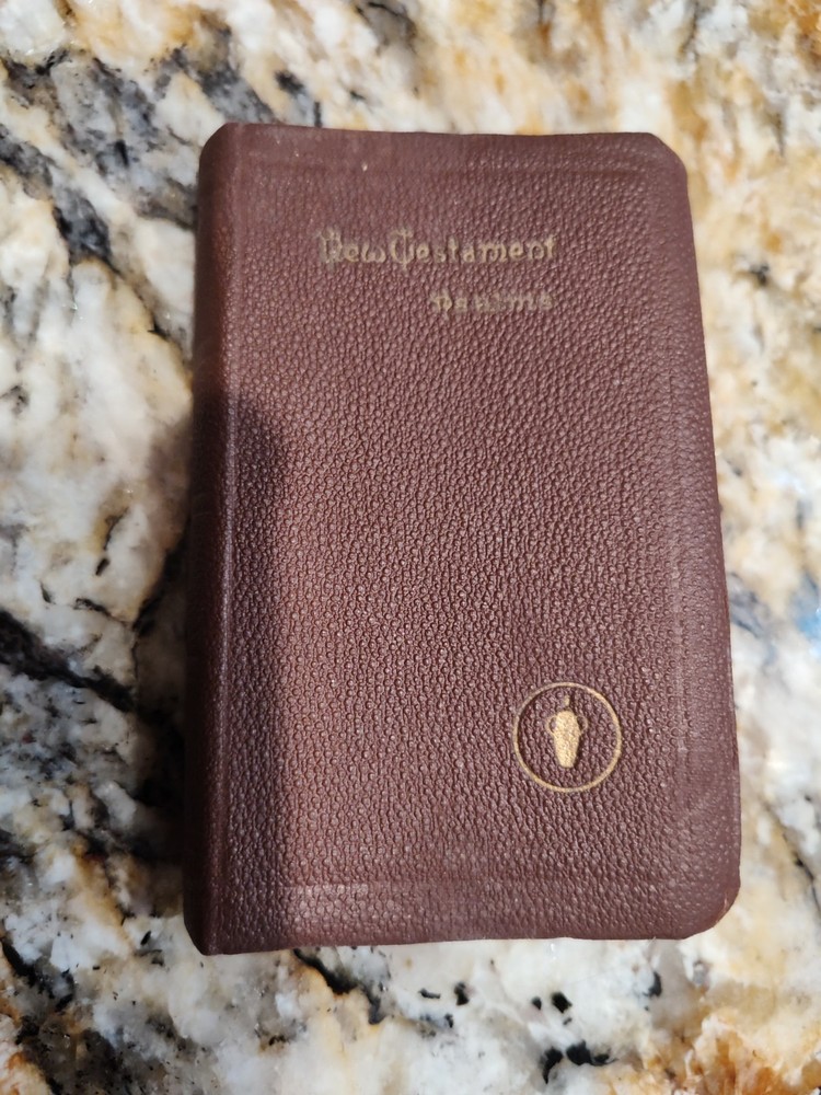 1941 WWII US Army New Testament W/Psalms Pocket Edition Franklin D.Roosevelt