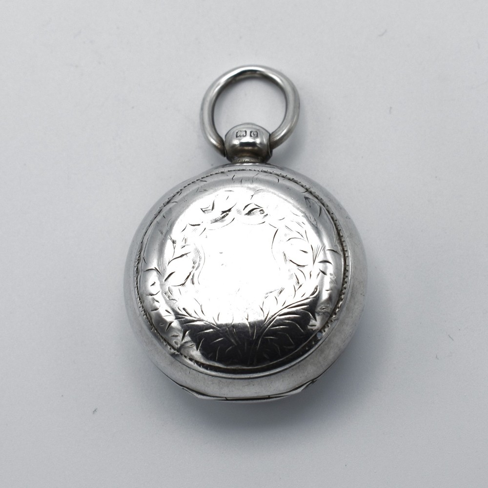 Antique Edwardian Sterling Solid Silver Sovereign Case 1904