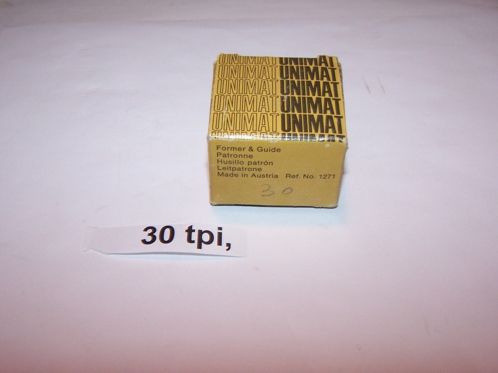 UNIMAT , Thread Pattern #1271, Size 30, NOS, fits Threader #1270, Austria, #117