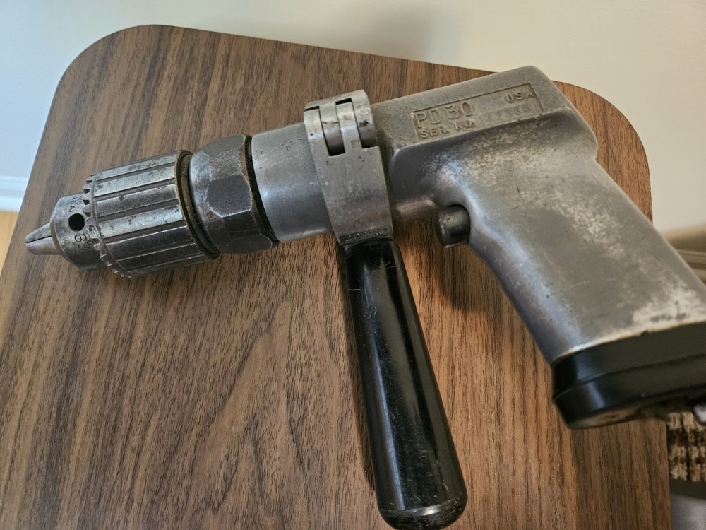 Snap On PD30 Air Drill Non-Reversible With PDAH1 Handle