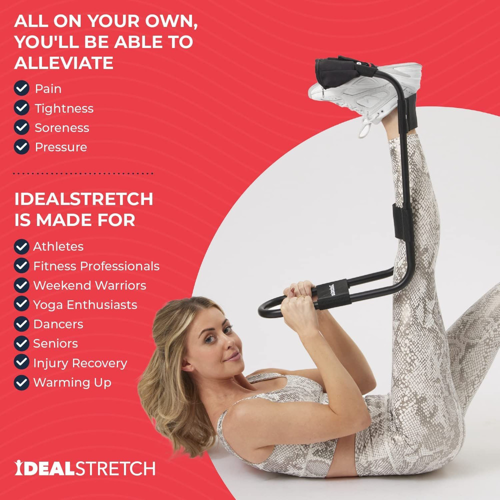 IdealStretch Original Hamstring Stretcher Device - & With Wedge