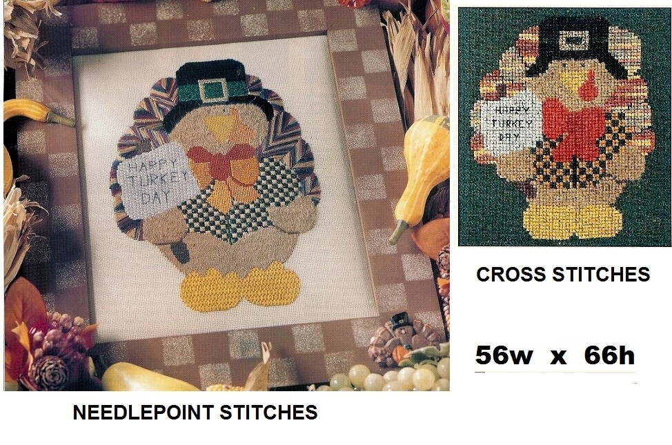 TOM TURKEY  CROSS  STITCH/NEEDLEPOINT   PATTERN ONLY   PY - UYE