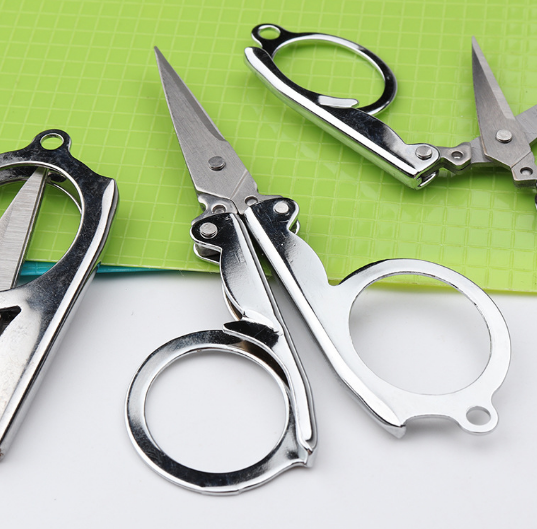 3pcs Portable travel multifunctional folding small scissors mini scissors