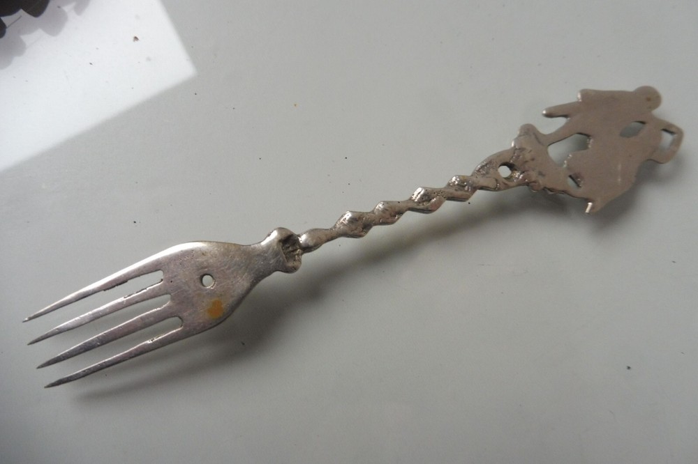 Very Beautiful, Very old Ornamental Fork, Silver Fork
